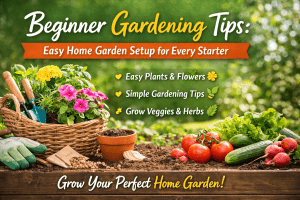 Beginner Gardening Tips Easy Home Garden Setup for Every Starter